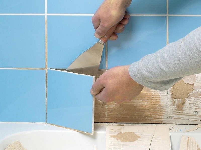 Как очистить цемент от плитки