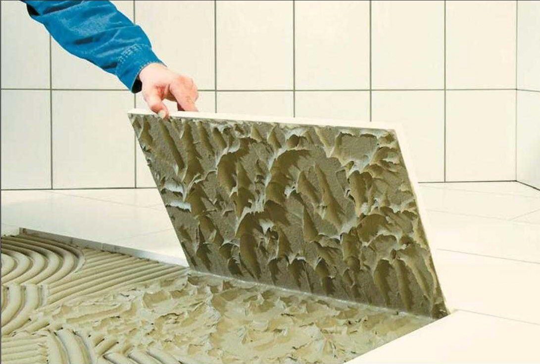 Как навести цемент для плитки