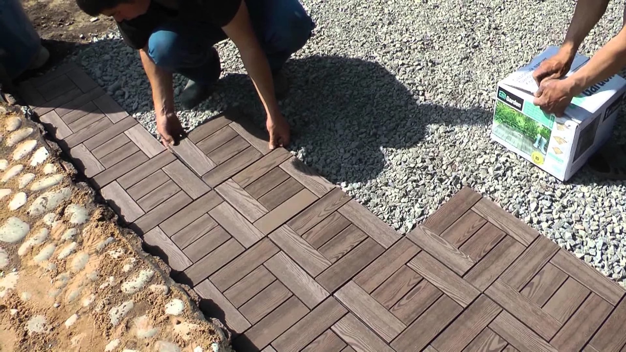 Как правильно укладывать тротуарную плитку своими руками: видео | Бетонный завод Прайд
